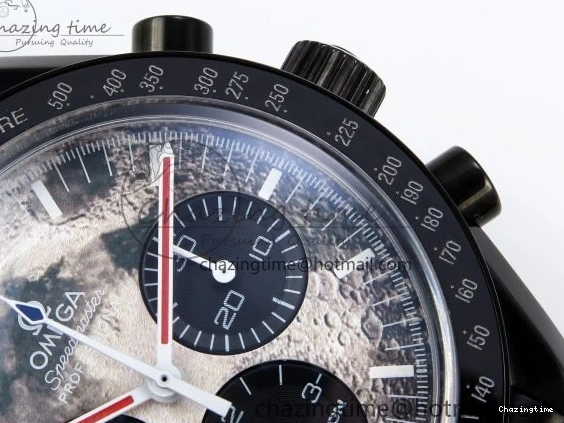0515 Speedmaster Black Benom PVD Moon RMF Best Edition on PVD Bracelet Lemania HW WrinkleFree 7727